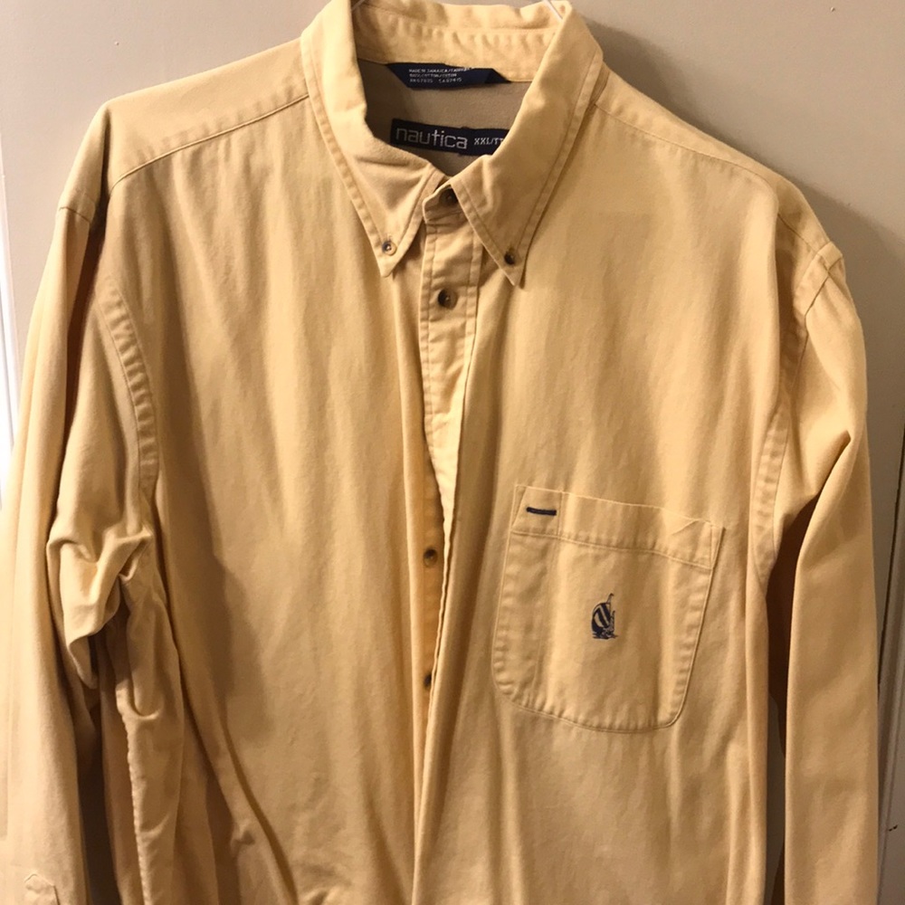 Nautical heavy weight button down. Great condition. XXL.